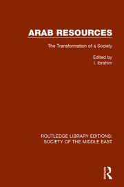 Arab Resources: The Transformation of a Society book cover