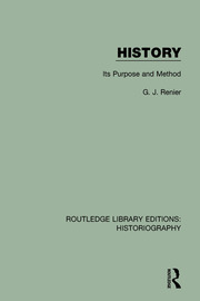 History: Its Purpose and Method book cover