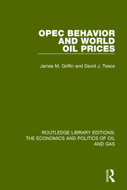 OPEC Behaviour and World Oil Prices book cover