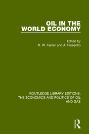 Oil In The World Economy book cover