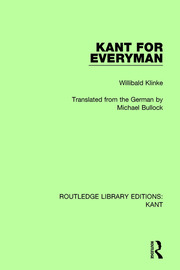 Kant for Everyman book cover