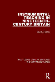Instrumental Teaching in Nineteenth-Century Britain book cover