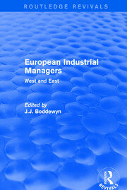 European Industrial Managers: West and East book cover
