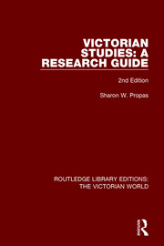 Victorian Studies: A Research Guide book cover