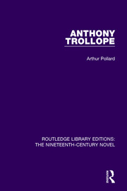 Anthony Trollope book cover