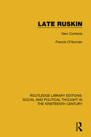 Late Ruskin: New Contexts book cover