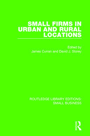 Small Firms in Urban and Rural Locations book cover