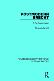 Postmodern Brecht: A Re-Presentation book cover