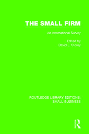 The Small Firm: An International Survey book cover