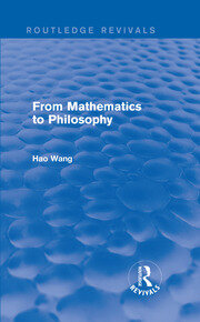 From Mathematics to Philosophy (Routledge Revivals) book cover