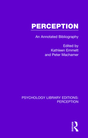 Perception: An Annotated Bibliography book cover