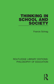 Thinking in School and Society book cover