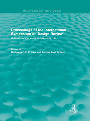 Proceedings of the International Symposium on Design Review (Routledge Revivals): University of Cincinnati, October 8-11, 1992 book cover