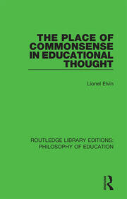 The Place of Commonsense in Educational Thought book cover