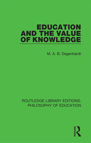 Education and the Value of Knowledge book cover