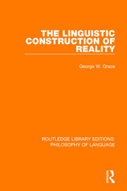 The Linguistic Construction of Reality book cover