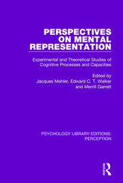 Perspectives on Mental Representation: Experimental and Theoretical Studies of Cognitive Processes and Capacities book cover