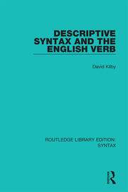 Descriptive Syntax and the English Verb book cover