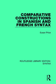 Comparative Constructions in Spanish and French Syntax book cover