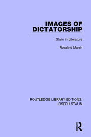 Images of Dictatorship: Stalin in Literature book cover