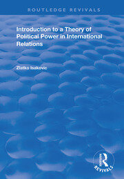 Introduction to a Theory of Political Power in International Relations book cover