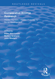 Comparative Anomie Research: Hidden Barriers - Hidden Potential for Social Development book cover