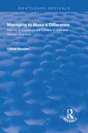 Managing to Make a Difference: Making an Impact on the Careers of Men and Women Scientists book cover