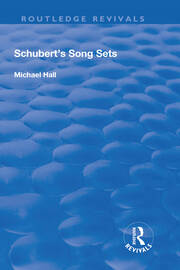 Schubert's Song Sets book cover