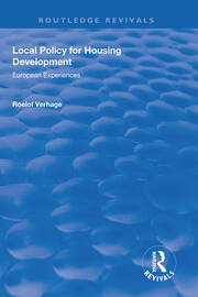 Local Policy for Housing Development: European Experiences book cover