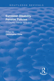 European Disability Pension Policies: 11 Country Trends 1970–2002 book cover