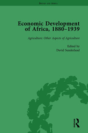 Economic Development of Africa, 1880–1939 vol 3 book cover