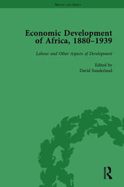 Economic Development of Africa, 1880–1939 vol 5 book cover