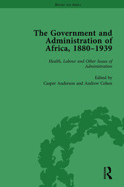 The Government and Administration of Africa, 1880–1939 Vol 5 book cover