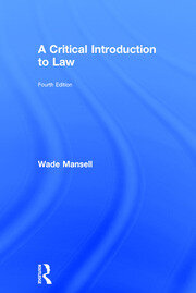 A Critical Introduction to Law book cover