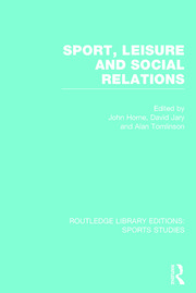 Sport, Leisure and Social Relations (RLE Sports Studies) book cover
