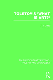 Tolstoy's 'What is Art?' book cover