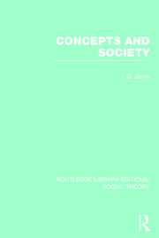 Concepts and Society book cover