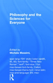 Philosophy and the Sciences for Everyone book cover