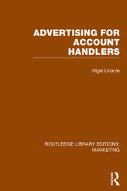 Advertising for Account Holders (RLE Marketing) book cover