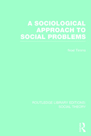 A Sociological Approach to Social Problems book cover