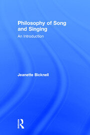 Philosophy of Song and Singing: An Introduction book cover