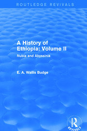A History of Ethiopia: Volume II (Routledge Revivals): Nubia and Abyssinia book cover