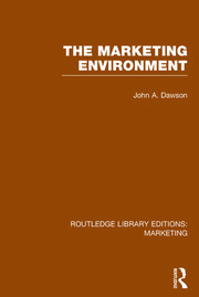 The Marketing Environment (RLE Marketing) book cover