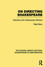 On Directing Shakespeare book cover
