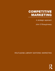 Competitive Marketing (RLE Marketing): A Strategic Approach book cover