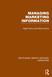 Managing Marketing Information (RLE Marketing) book cover