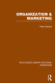 Organization and Marketing (RLE Marketing) book cover