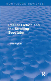 Realist Fiction and the Strolling Spectator (Routledge Revivals) book cover