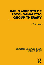 Basic Aspects of Psychoanalytic Group Therapy book cover