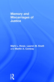 Memory and Miscarriages of Justice book cover